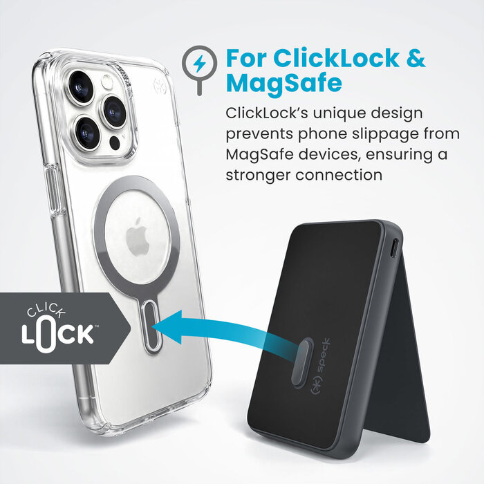 Speck Speck ClickLock StandyBank MagSafe Powerbank 5000mAh 15W met Kickstand