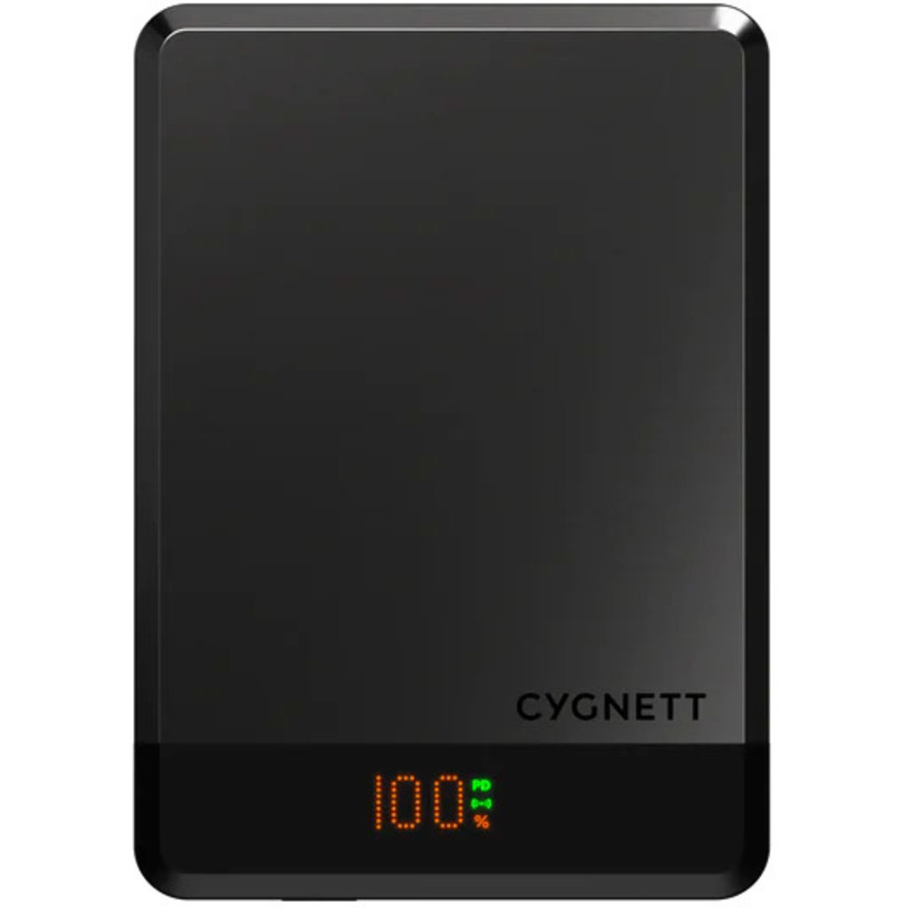 Cygnett Cygnett MagSlim 5.000mAh Magnetische Powerbank - Zwart