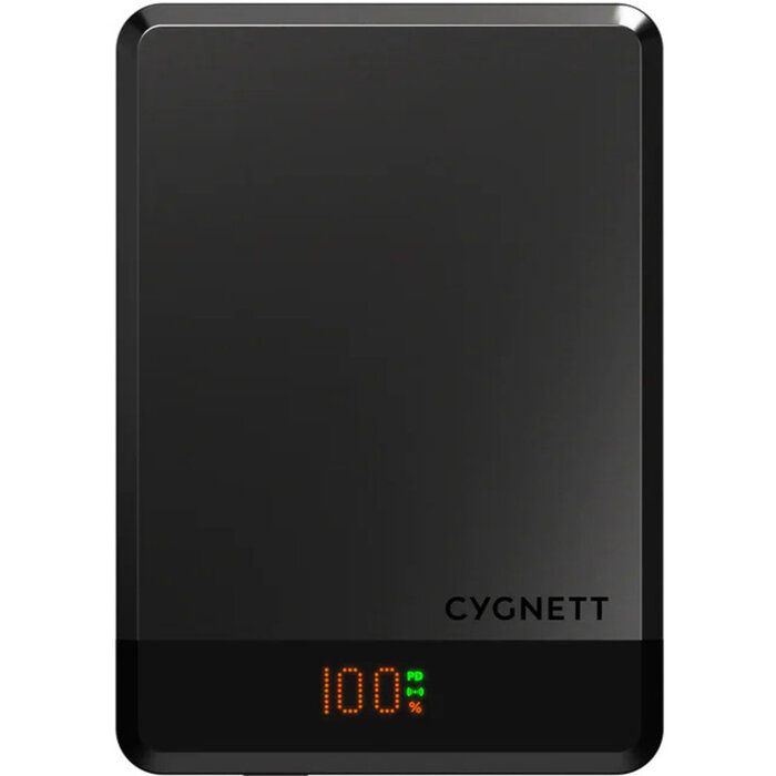 Cygnett Cygnett MagSlim 10.000mAh MagSafe Powerbank Zwart