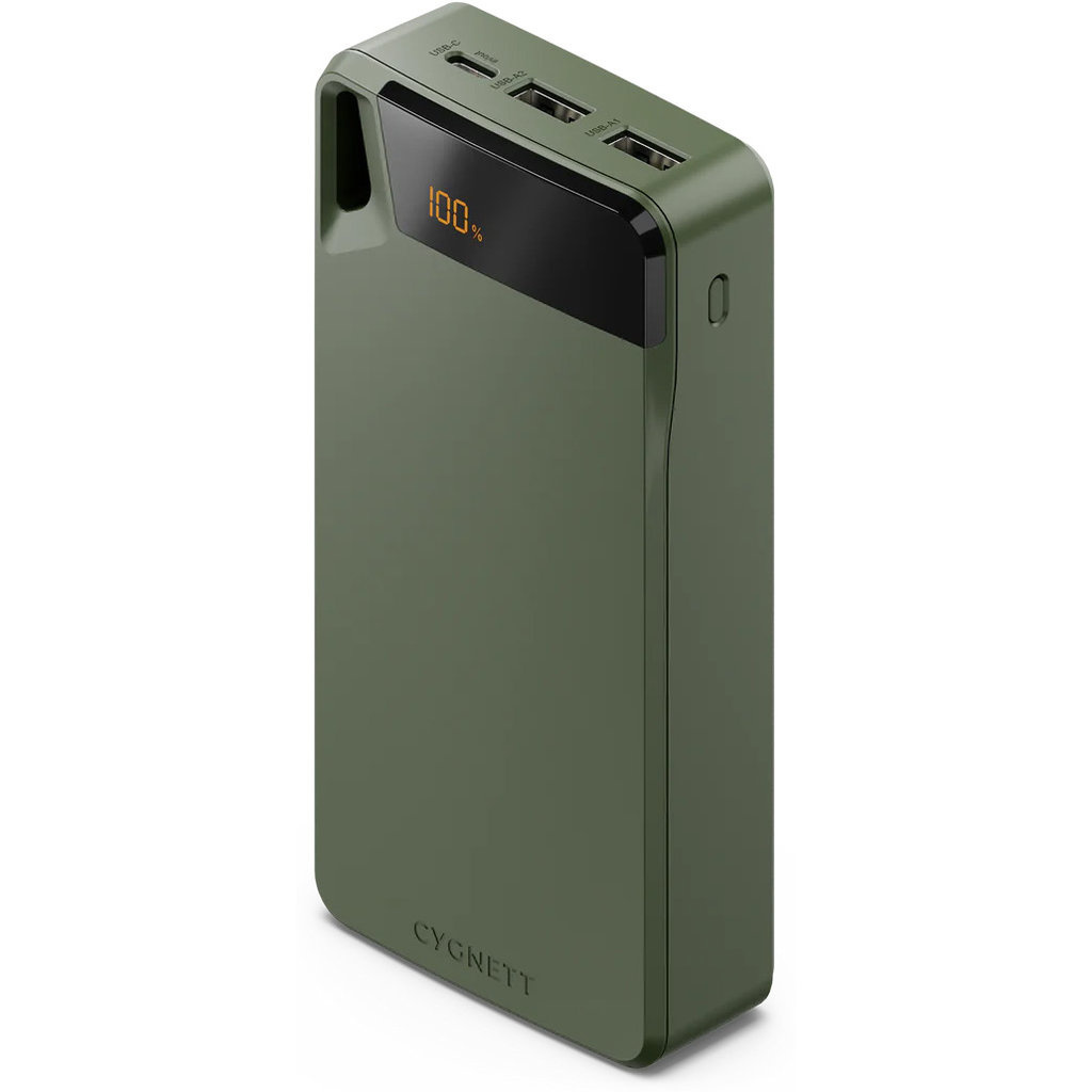 Cygnett Cygnett Boost 4 Powerbank 20.000 mAh - 15W Snellaadfunctie - Groen