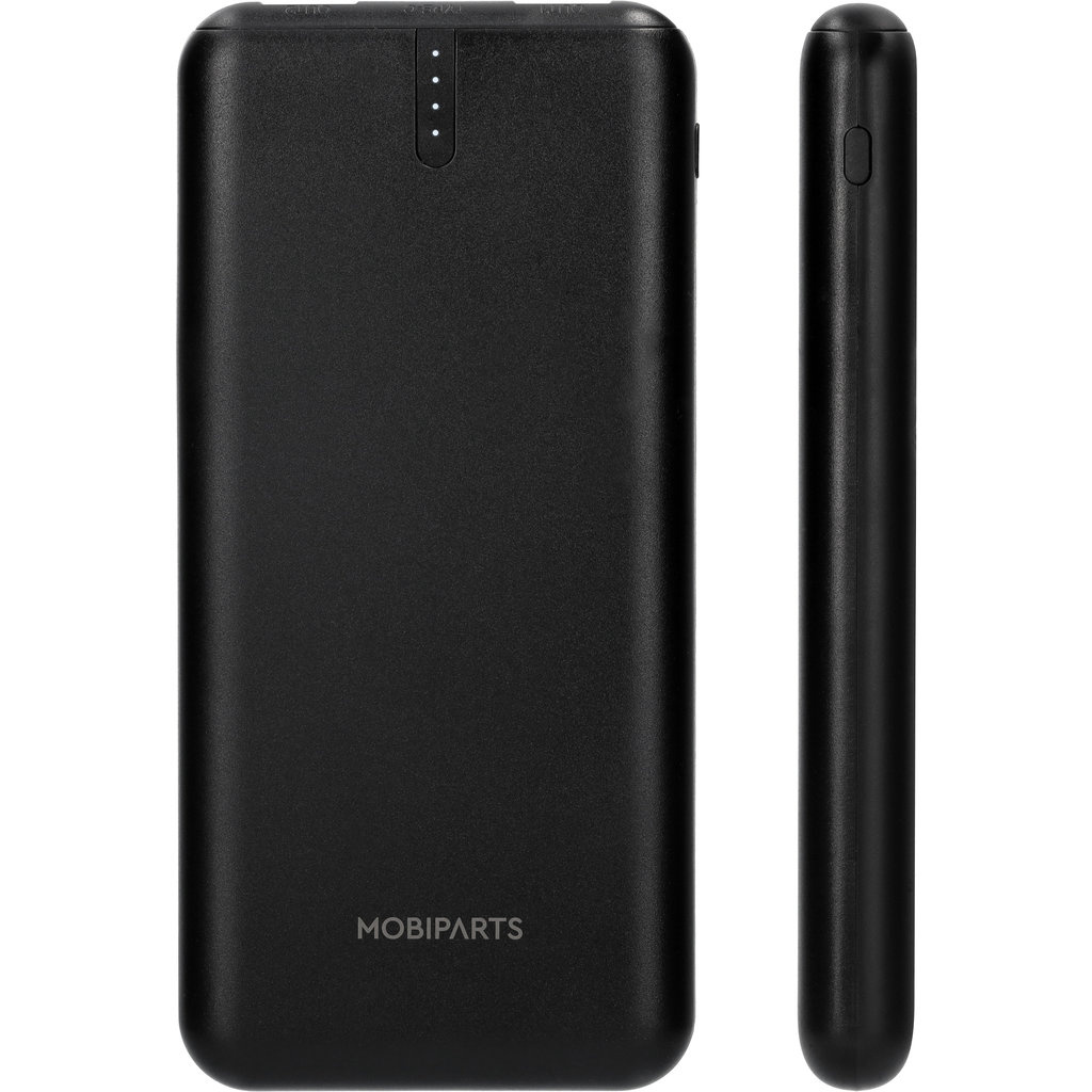Mobiparts Mobiparts Powerbank III 10.000 mAh - 22.5W Snellaad Powerbank Zwart