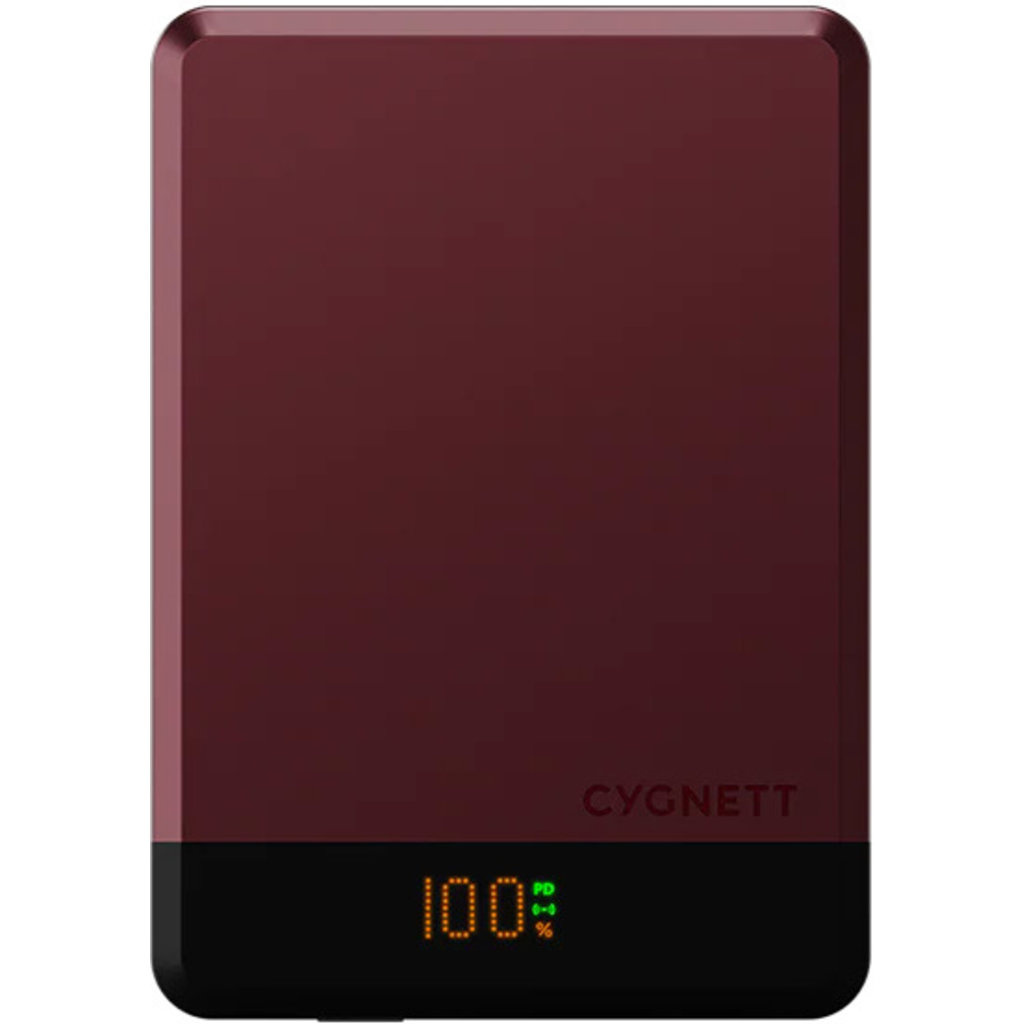 Cygnett Cygnett MagSlim 5.000mAh Draadloze MagSafe Powerbank - Cherry