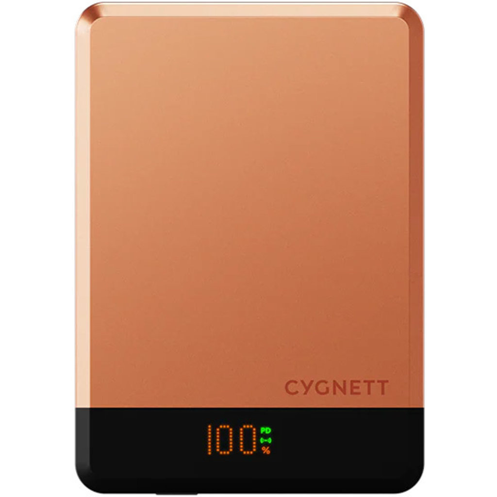 Cygnett Cygnett MagSlim 10.000mAh Magnetische Powerbank - Koper