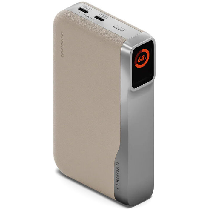 Cygnett Cygnett Encore 20.000 mAh Powerbank - 65W Snellader - Ivoor