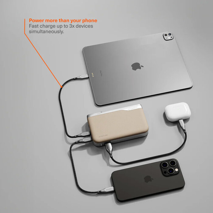 Cygnett Cygnett Encore 20.000 mAh Powerbank - 65W Snellader - Ivoor