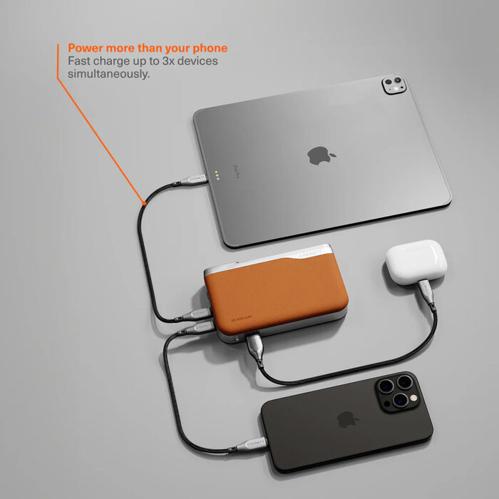 Cygnett Cygnett Encore 20.000 mAh Powerbank 65W - Tan
