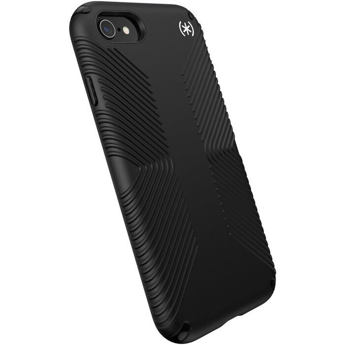 Speck Speck Presidio2 Grip Hoesje voor iPhone SE 2022/2020, iPhone 8 en iPhone 7 - Zwart met Microban