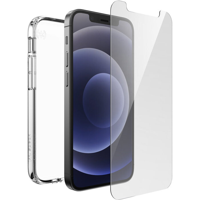 Speck Speck Presidio Perfect Clear Case & ShieldView Glass voor Apple iPhone 12 Mini