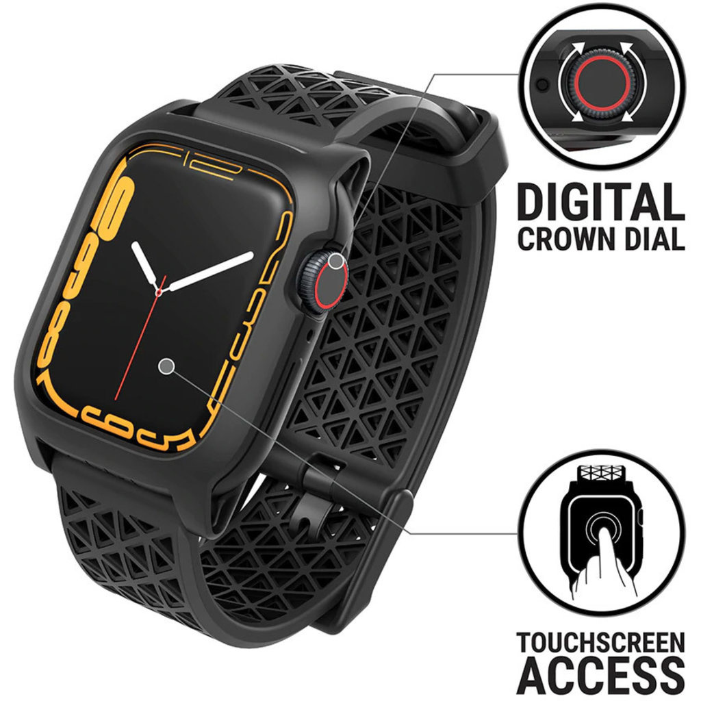 Catalyst Catalyst Active Defense Case Apple Watch 41mm (Series 7/8/9) - Zwart, foto 2 van 5