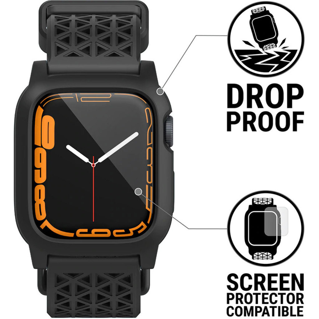 Catalyst Catalyst Active Defense Case Apple Watch 41mm (Series 7/8/9) - Zwart, foto 4 van 5