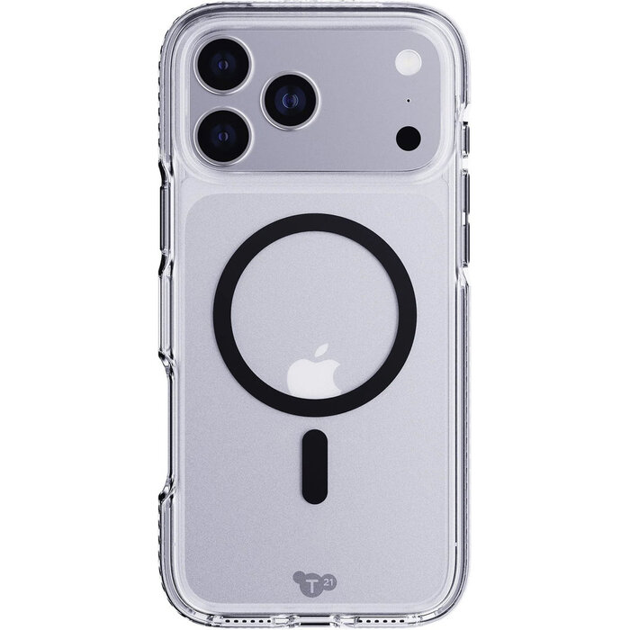 Tech21 Tech21 EvoCrystal Backcover voor Apple iPhone 17 Pro Max - MagSafe - Transparant/Zwart