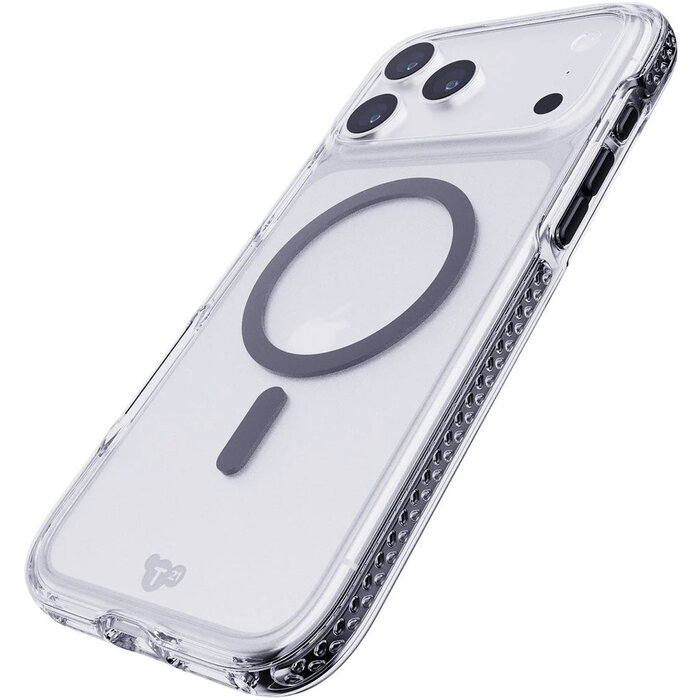 Tech21 Tech21 EvoCrystal Backcover voor Apple iPhone 17 Pro Max - MagSafe - Transparant/Zwart