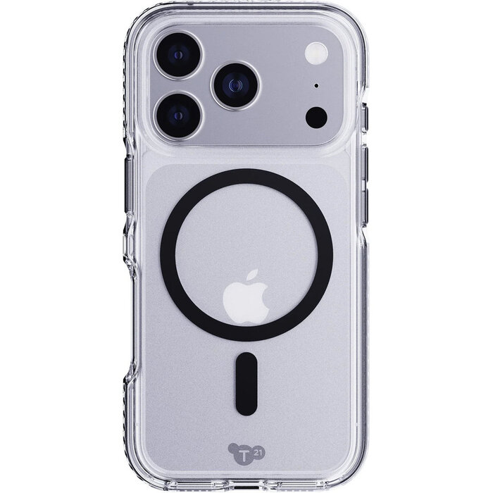 Tech21 Tech21 EvoCrystal iPhone 17 Pro Hoesje - MagSafe Transparant/Zwart