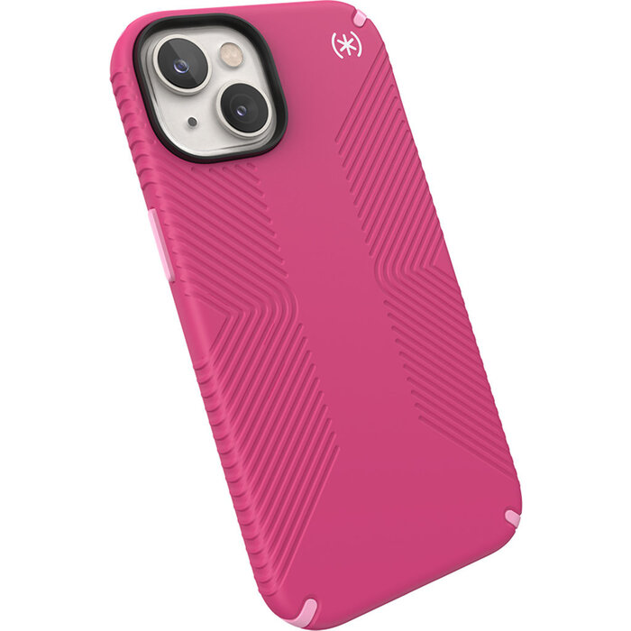 Speck Speck Presidio2 Grip MagSafe Hoesje iPhone 14 - Digital Pink