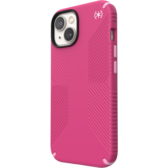 Speck Speck Presidio2 Grip MagSafe Hoesje iPhone 14 - Digital Pink