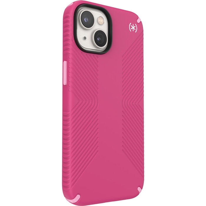 Speck Speck Presidio2 Grip MagSafe Hoesje iPhone 14 - Digital Pink