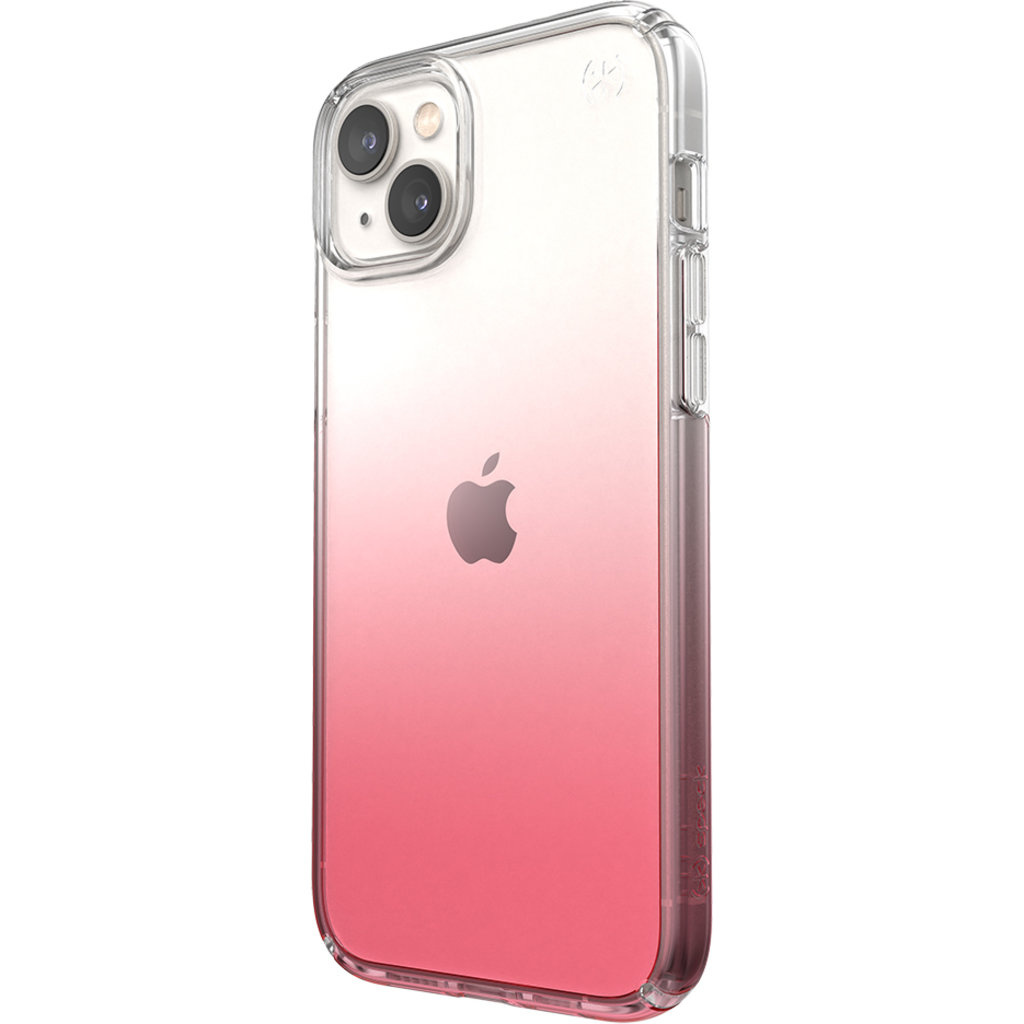 Speck Speck Presidio Perfect-Clear Ombre Hoesje iPhone 14/15 Plus - Vintage Rose