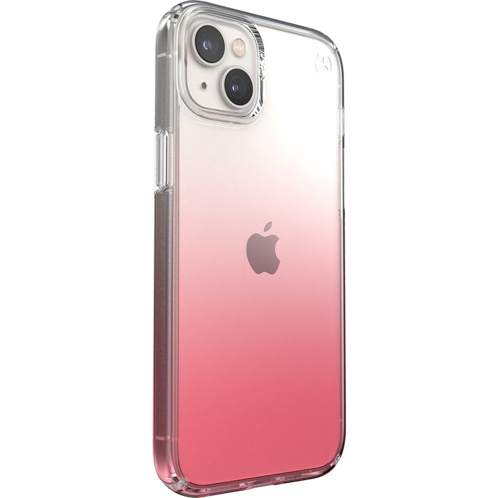 Speck Speck Presidio Perfect-Clear Ombre Hoesje iPhone 14/15 Plus - Vintage Rose