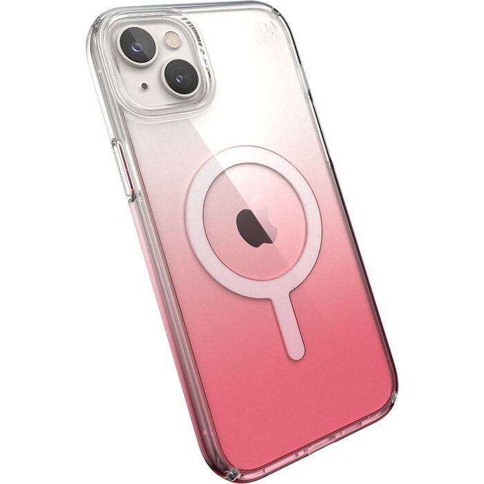 Speck Speck Presidio Perfect-Clear Ombre MagSafe Hoesje voor iPhone 14 Plus & 15 Plus - Vintage Rose