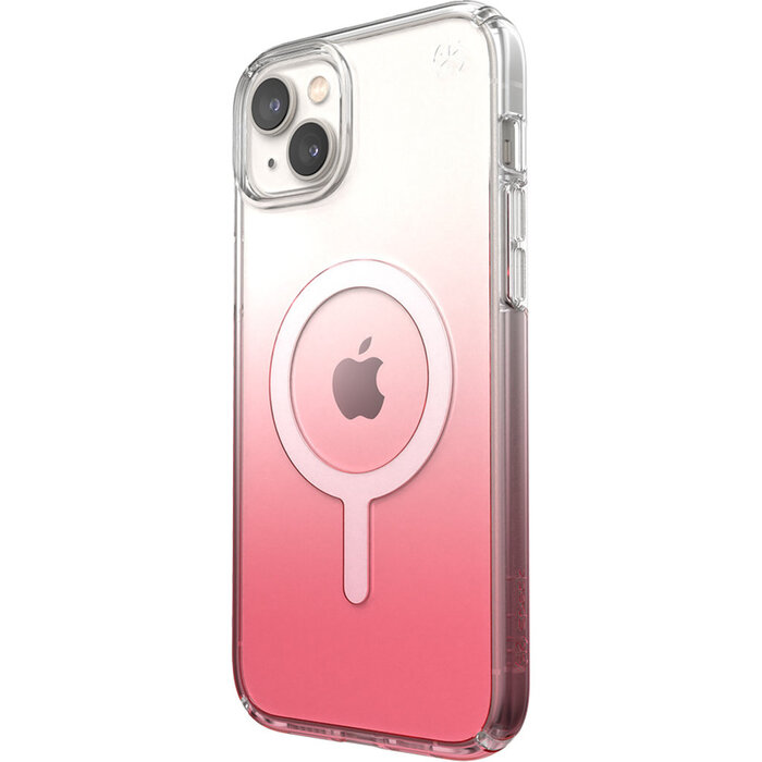 Speck Speck Presidio Perfect-Clear Ombre MagSafe Hoesje voor iPhone 14 Plus & 15 Plus - Vintage Rose