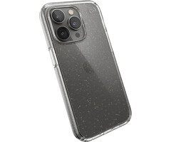 Speck Speck Presidio Perfect Clear Glitter Apple iPhone 14 Pro Clear / Gold Glitter - with Microban
