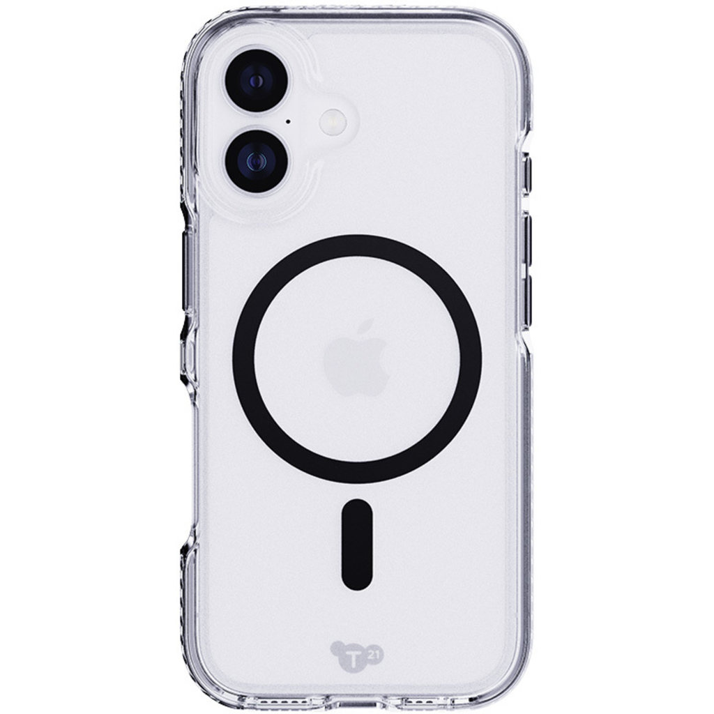 Tech21 Tech21 EvoCrystal MagSafe Hoesje voor iPhone 17 - Clear/Black