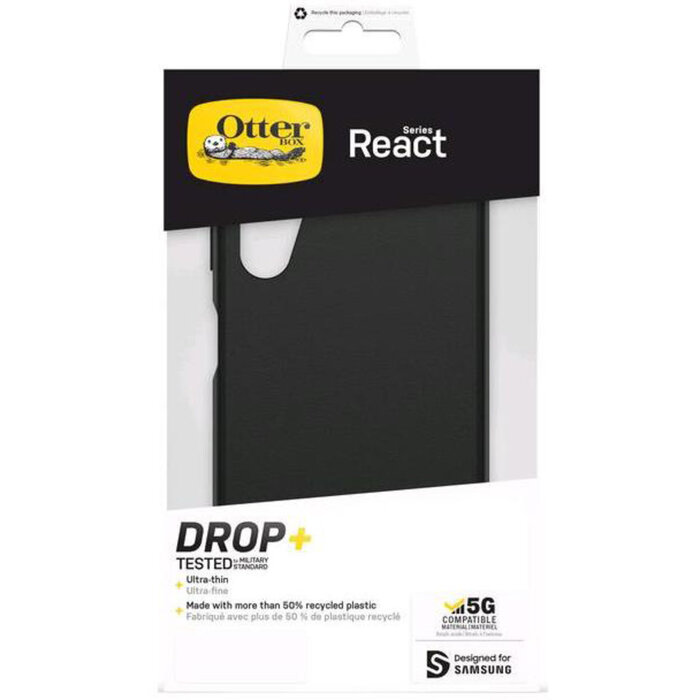 Otterbox OtterBox React Case voor Samsung Galaxy A14 5G - Zwart - Valbestendige Hoes