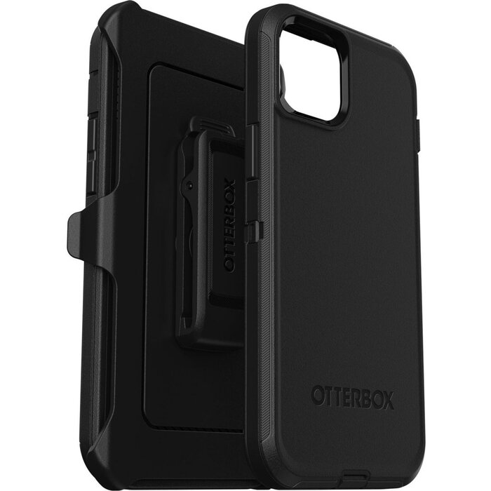 Otterbox OtterBox Defender Case voor Apple iPhone 15 Plus en 14 Plus - Zwart - Robuuste Bescherming