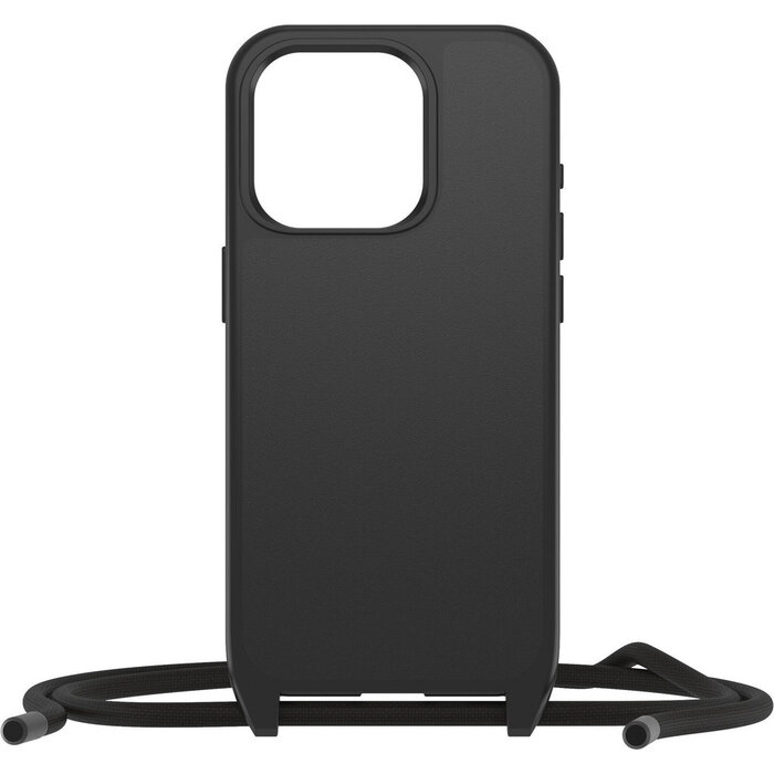 Otterbox OtterBox React Necklace MagSafe Case voor Apple iPhone 15 Pro - Zwart - Met Afneembaar Koord