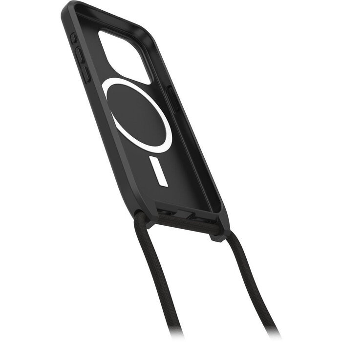 Otterbox OtterBox React Necklace MagSafe Case voor Apple iPhone 15 Pro - Zwart - Met Afneembaar Koord