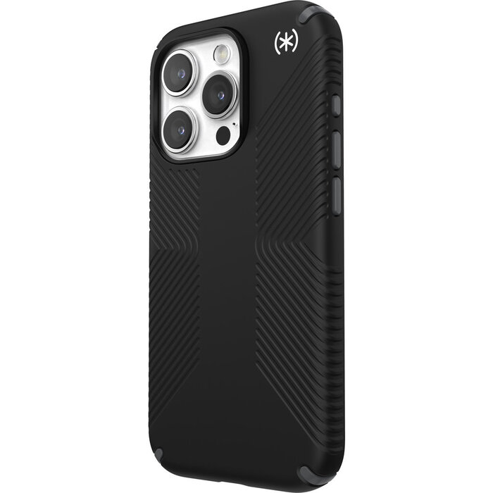 Speck Speck Presidio2 Grip Hoesje voor Apple iPhone 15 Pro - Zwart - Microban