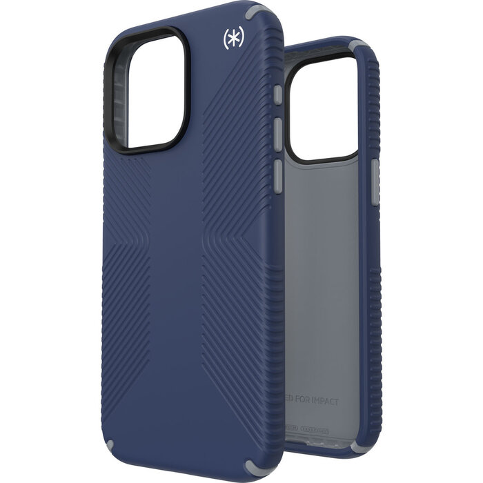 Speck Speck Presidio2 Grip iPhone 15 Pro Max Hoesje - Coastal Blue