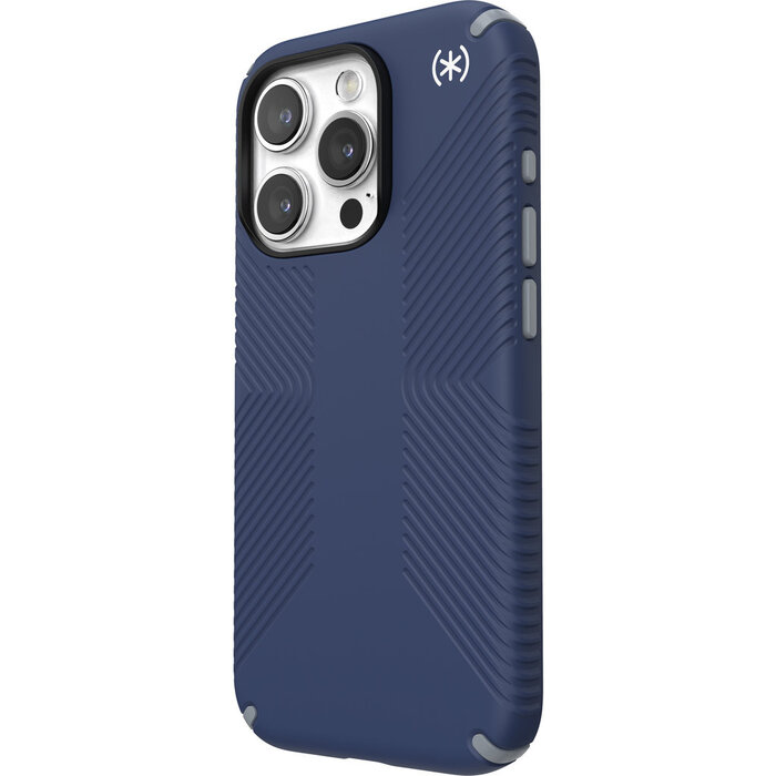 Speck Speck Presidio2 Grip iPhone 15 Pro Hoesje - Coastal Blue