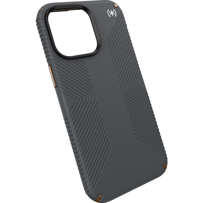 Speck Speck Presidio2 Grip Hoesje Apple iPhone 15 Pro Max Charcoal Grey