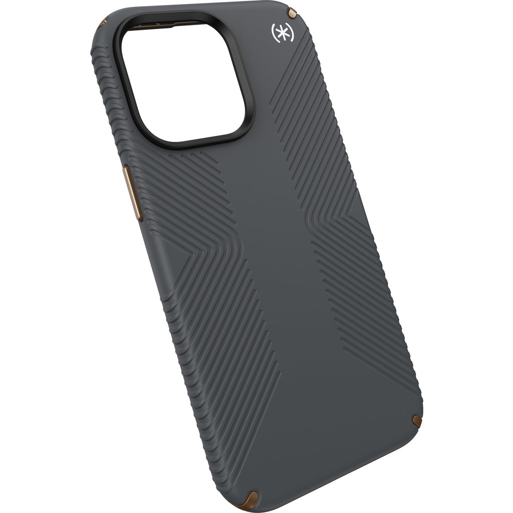 Speck Speck Presidio2 Grip Hoesje Apple iPhone 15 Pro Max Charcoal Grey