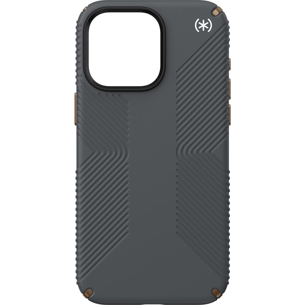 Speck Speck Presidio2 Grip Hoesje Apple iPhone 15 Pro Max Charcoal Grey