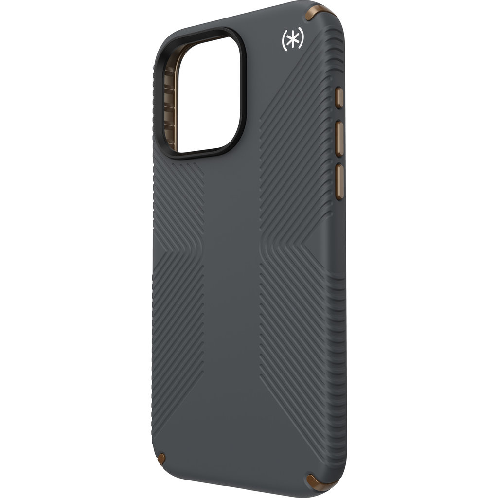 Speck Speck Presidio2 Grip Hoesje Apple iPhone 15 Pro Max Charcoal Grey