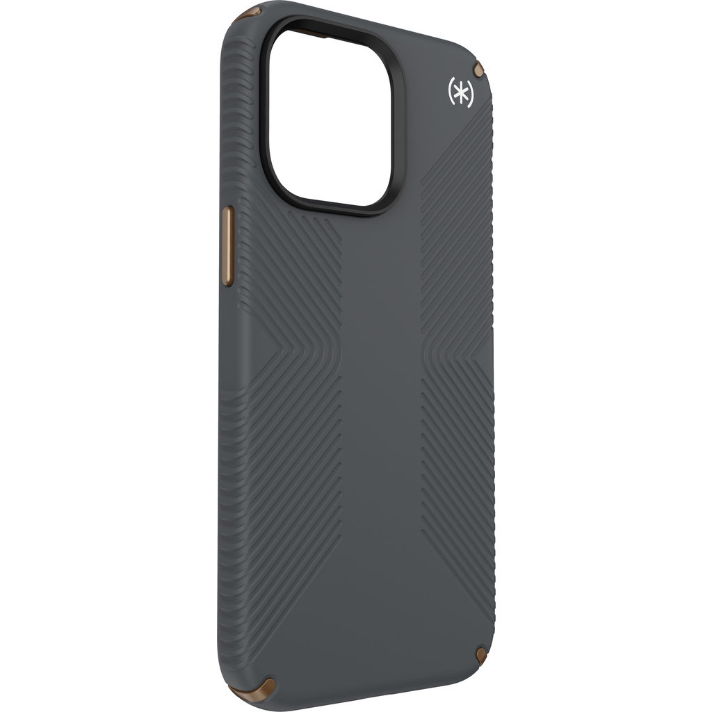 Speck Speck Presidio2 Grip Hoesje Apple iPhone 15 Pro Max Charcoal Grey