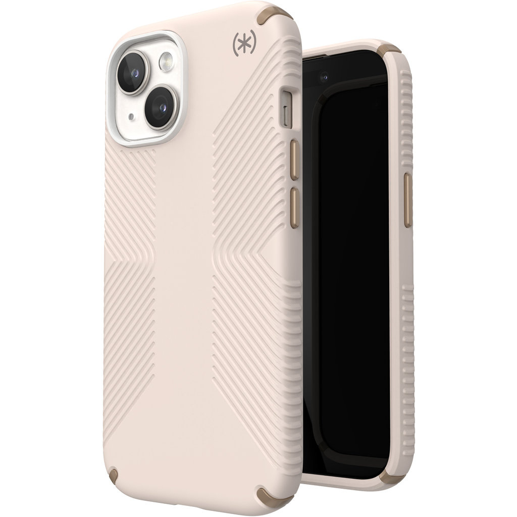 Speck Speck Presidio2 Grip Hoesje voor iPhone - Bleached Bone