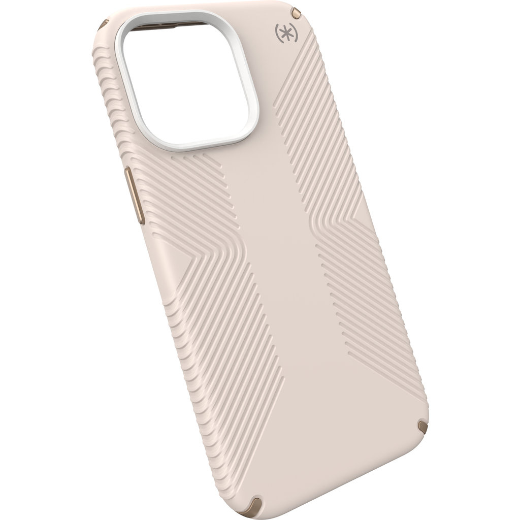 Speck Speck Presidio2 Grip Hoesje voor iPhone 15 Pro Max - Bleached Bone