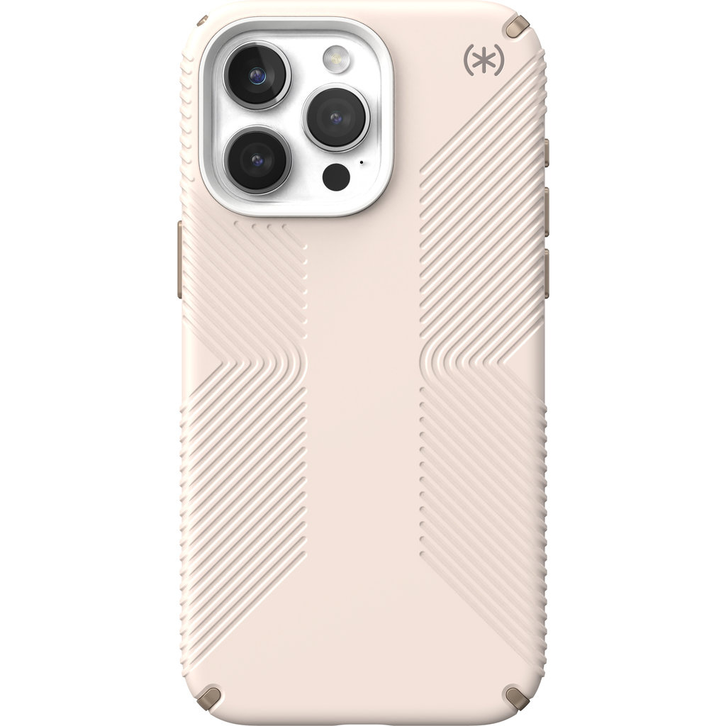 Speck Speck Presidio2 Grip Hoesje voor iPhone 15 Pro Max - Bleached Bone