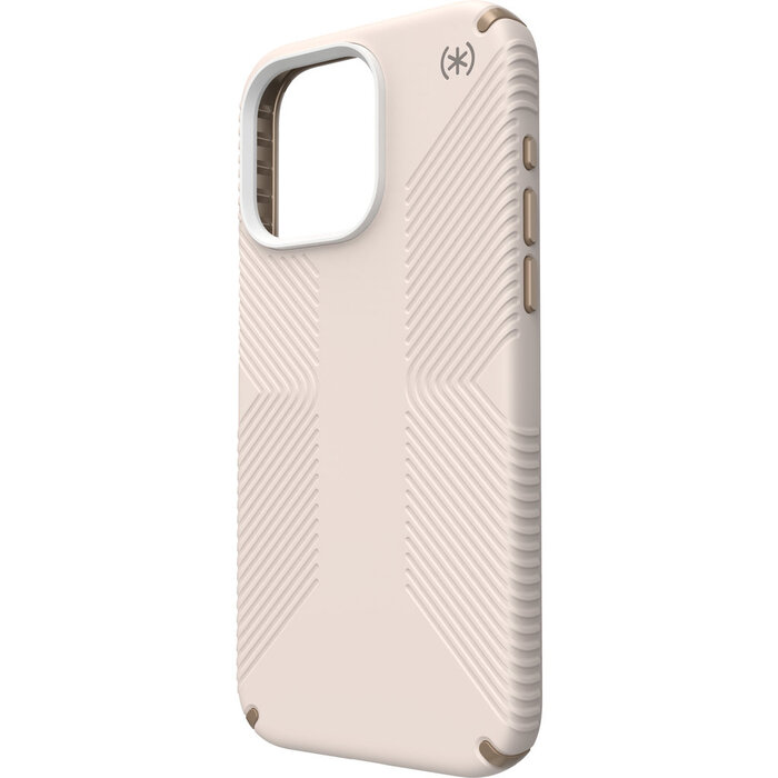 Speck Speck Presidio2 Grip Hoesje voor iPhone 15 Pro Max - Bleached Bone
