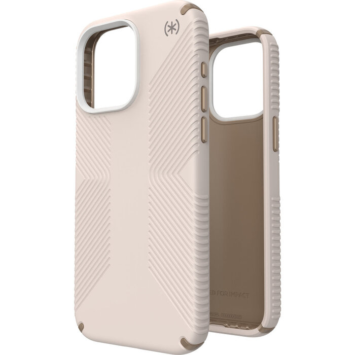 Speck Speck Presidio2 Grip Hoesje voor iPhone 15 Pro Max - Bleached Bone