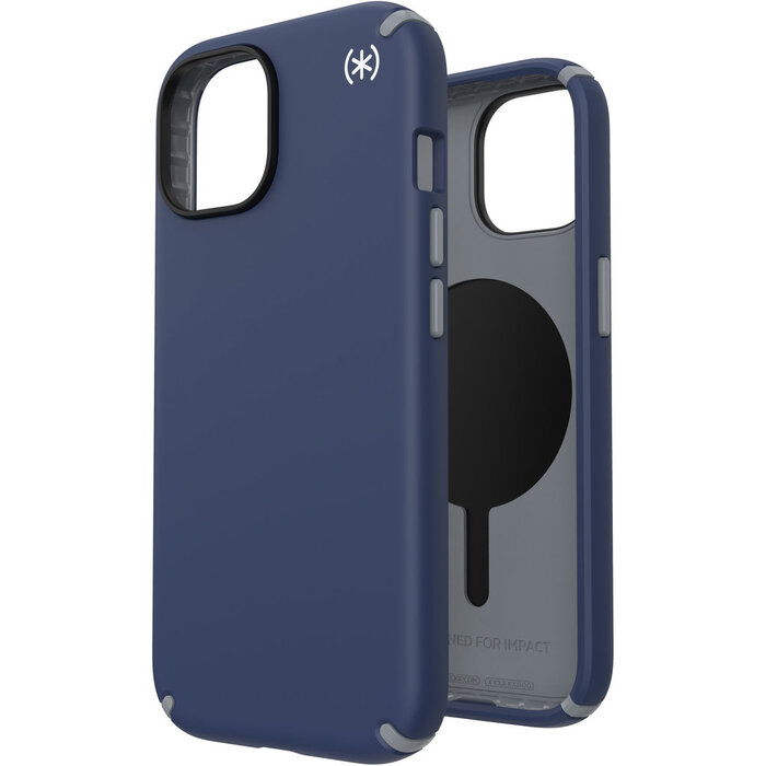 Speck Speck Presidio2 Pro MagSafe Case voor iPhone 13, 14, 15, 16e & 17e - Coastal Blue met Microban
