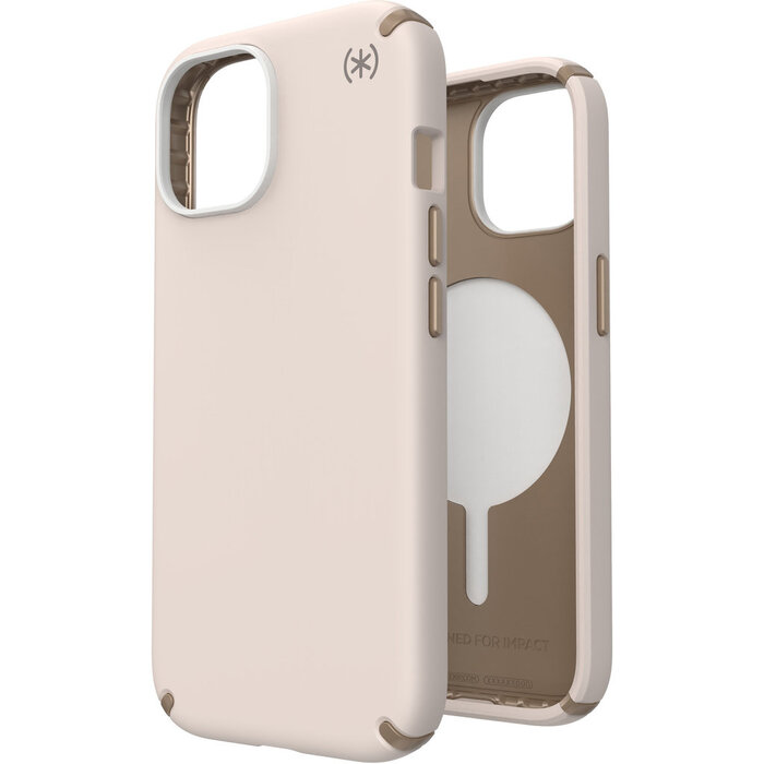 Speck Speck Presidio2 Pro MagSafe Hoesje voor iPhone 13, 14, 15, 16e en 17e - Bleached Bone