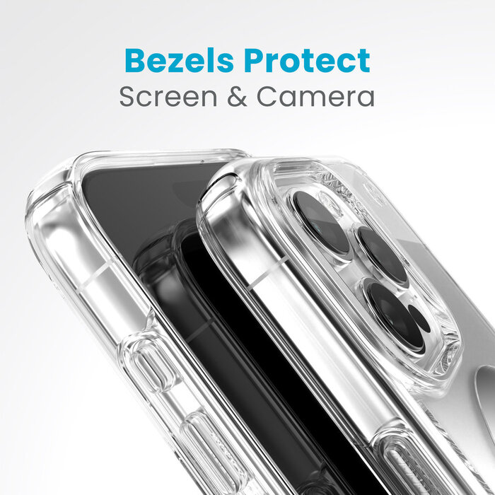 Speck Speck Presidio Perfect Clear MagSafe Hoesje voor iPhone 15 Pro Max - Transparant