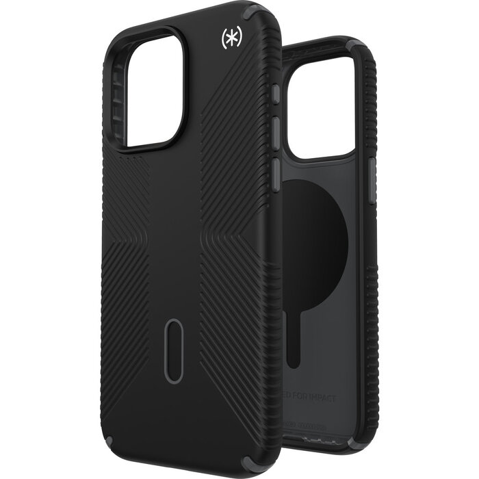 Speck Speck Presidio2 Grip + ClickLock Hoes voor iPhone 15 Pro Max - Zwart