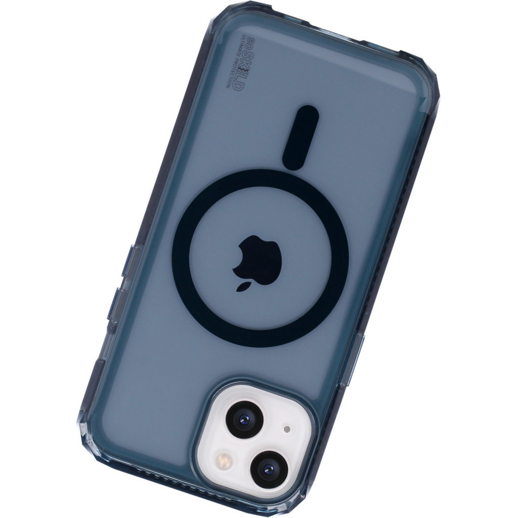 SoSkild SoSkild Defend Case iPhone 15 Magnetic Ring - Smokey Grey
