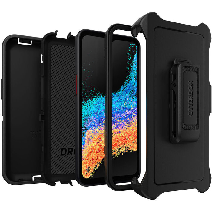 Otterbox OtterBox Defender Case voor Samsung Galaxy Xcover6 Pro - Zwart - Rugged Hoesje