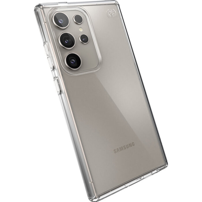 Speck Speck Presidio Perfect Clear Case voor Samsung Galaxy S24 Ultra - Transparant met Microban